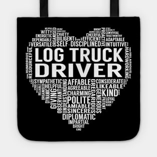 Log Truck Driver Heart Tote