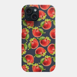 Cute Red and Pink Peachy Peaches Fruits Pattern Gift Phone Case