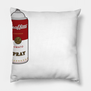 Graffitti Tomato Spray Pillow