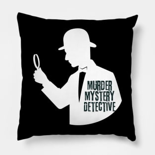 Murder Mystery Detective Pillow