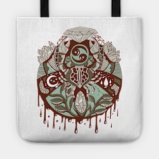 Rust Sage Mystic Cancer Zodiac Tote