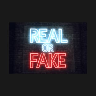 Real or Fake Neon T-Shirt