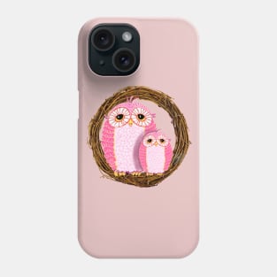 Owls in the Pink! Phone Case