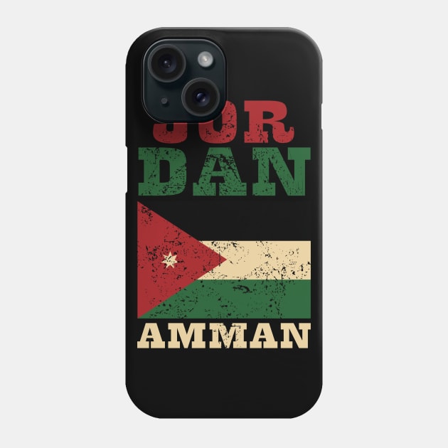 Flag of Jordan Phone Case by KewaleeTee