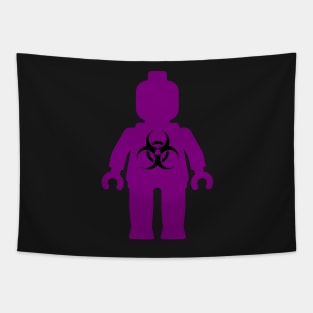 Minifig with Radioactive Symbol Tapestry