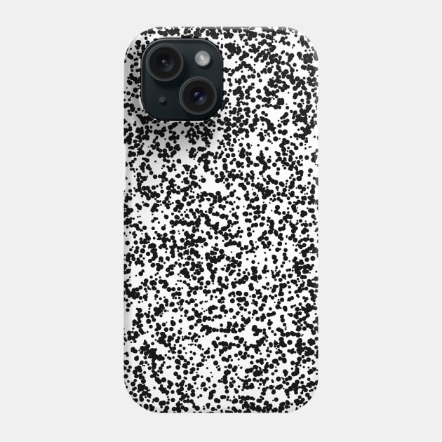 Black Snow Phone Case by fashionart99