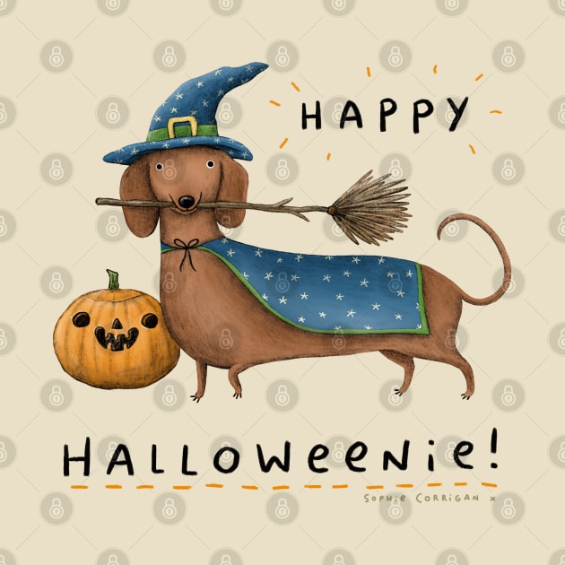 Happy Halloweenie! by Sophie Corrigan