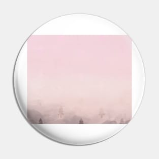 Misty pink peaks Pin