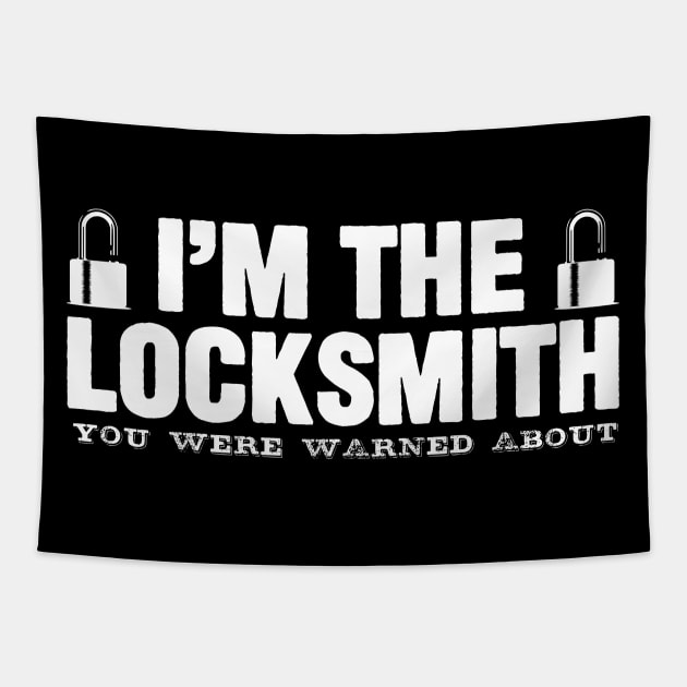 Locksmith Joke Smith Locksmithing Locks Tapestry by DesignatedDesigner