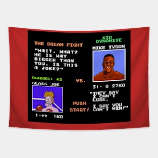 Tyson vs Glass Joe Tapestry