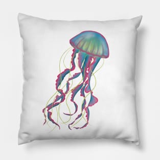 Amazing glowing jellyfish Pillow