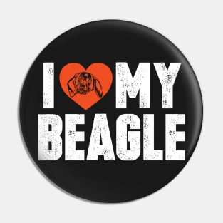 I love my beagle Pin