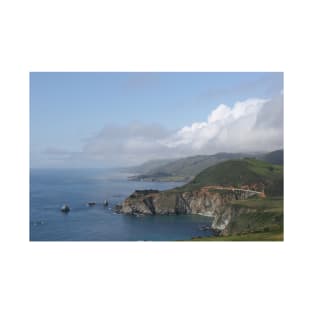 Clouds over Bixby Creek Bridge in Big Sur, California T-Shirt