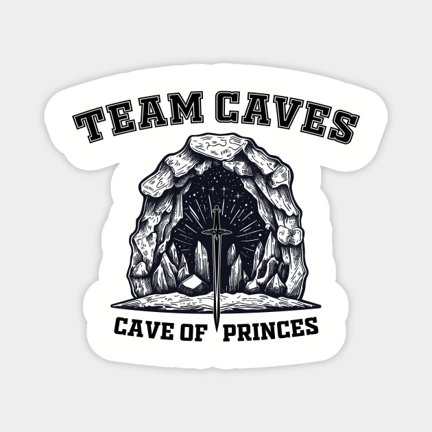 Team Caves Magnet by CrimsonHaze