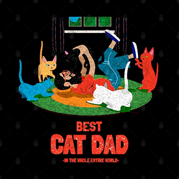 BEST CAT DAD by TJWDraws