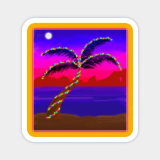 Christmas Palm Tree Magnet