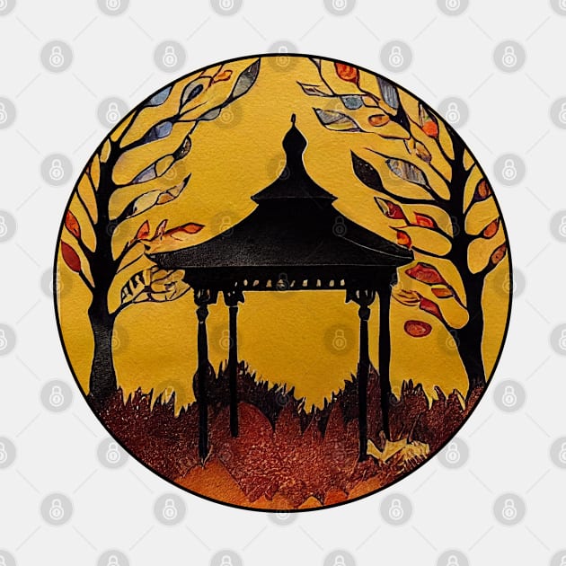 Gazebo at Town Square - Spring - Yellow Sky - Gilmore by Fenay-Designs