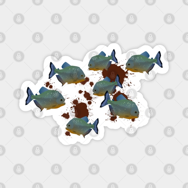 Piranhas Magnet by Stormslegacy