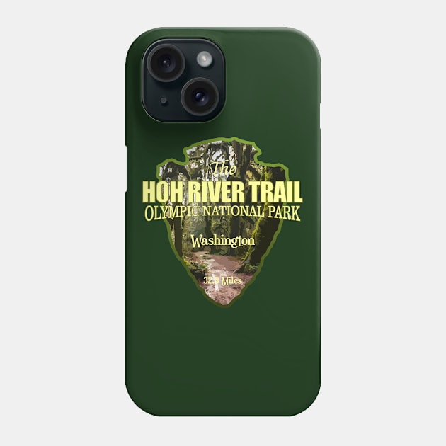 Hoh River Trail (arrowhead) Phone Case by grayrider