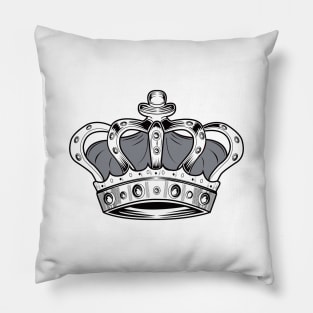 Crown - Grey Pillow