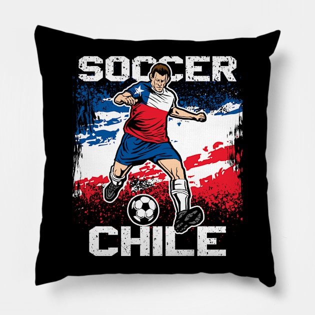 Chile Soccer Futbol Pillow by megasportsfan