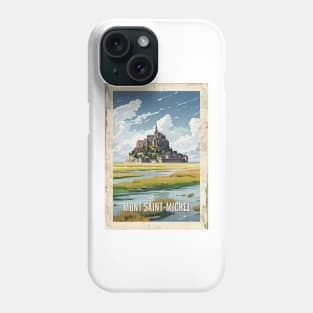 Affiche Mont Saint-Michel - France Phone Case