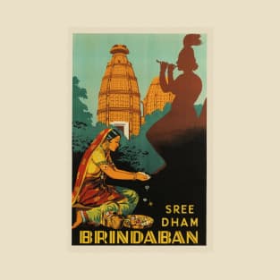 Sree Dhma & Brindaban travel poster T-Shirt