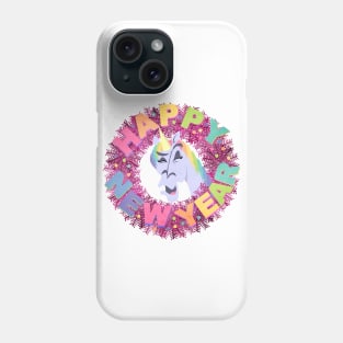 Happy New Unicorny Year Phone Case