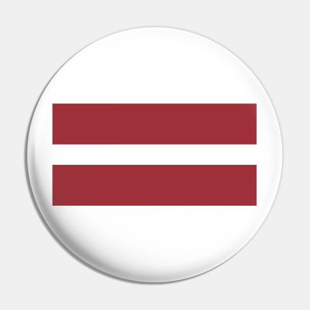 Flag of Latvia Pin by COUNTRY FLAGS