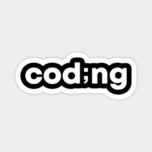 Coding Wordmark Magnet