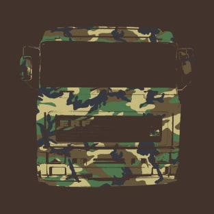 Classic 1990s ERF E Series lorry woodland camo T-Shirt