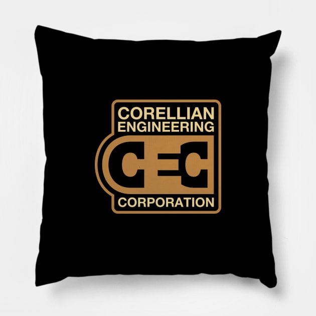 Corellian Engineering Corporation Pillow by DrPeper