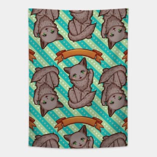 Kitty Final Boss Pattern Tapestry