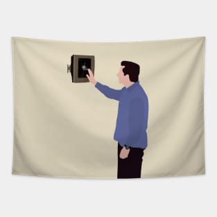 michael scott and  his $200 plasma screen tv Tapestry