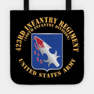423rd Infantry Regiment - US Army w DUI X 300 Tote