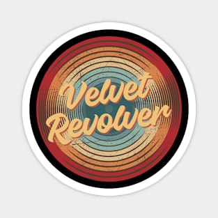 velvet revolver vintage circle Magnet