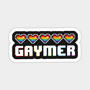 Gaymer the Gay Retro Games T-shirt Magnet