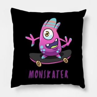 MONSTER SKATER Pillow