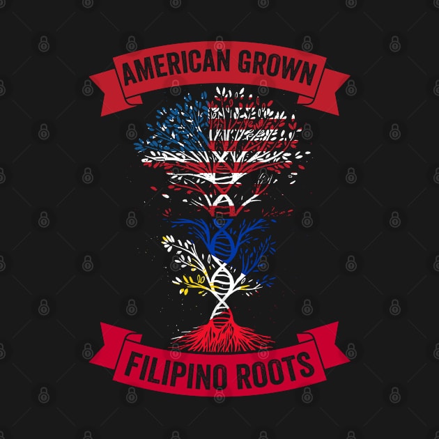 American Grown With Filipino Roots Awesome Pinoy DNA Tree by sBag-Designs