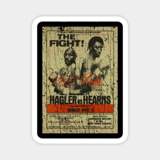 Marvelous marvin hegler vs hearns 70S - VINTAGE RETRO STYLE Magnet