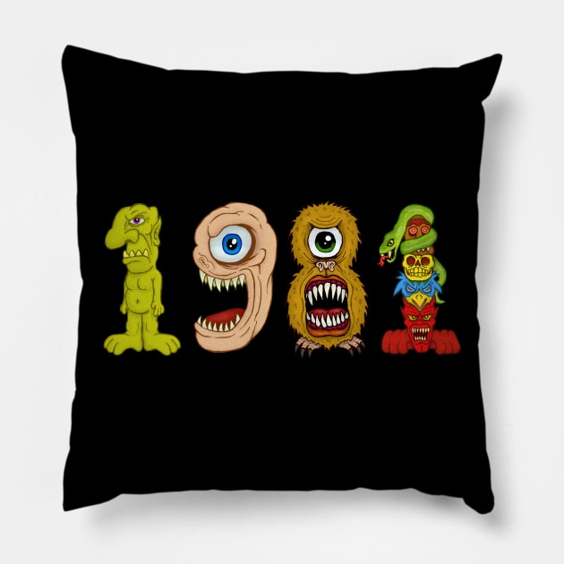 1981 Pillow by MalcolmKirk