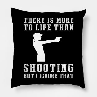 Gun Ignorance T-Shirt Pillow