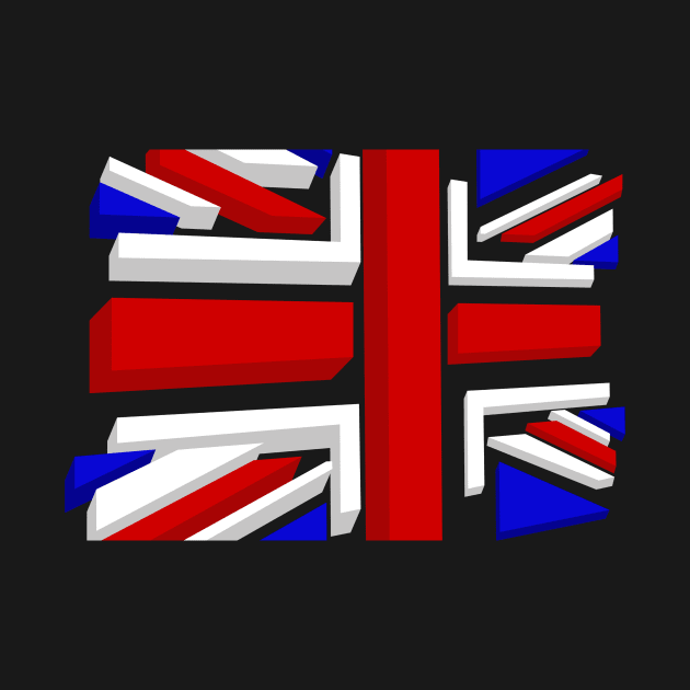 Union Jack XL Blk by SiSuSiSu