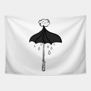 umbrella illustration Tapestry