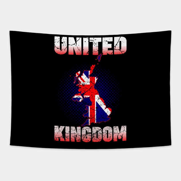 United Kingdom Tapestry by Mila46