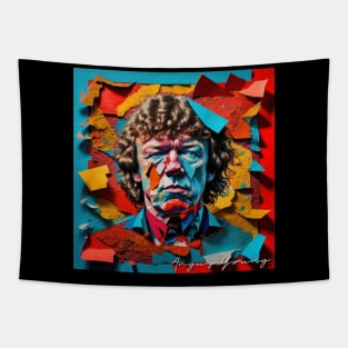 Angus Young // Paper Art Tapestry