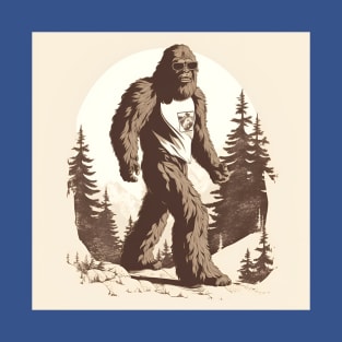 Dope Sasquatch in Nature T-Shirt