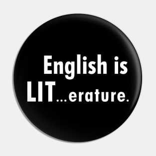 English is LIT Pin