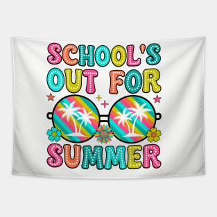 Schools Out For Summer Shirt, Happy Last Day Of School Shirt, Summer Holiday Shirt, End Of the School Year Shirt, Classmates Matching Tapestry