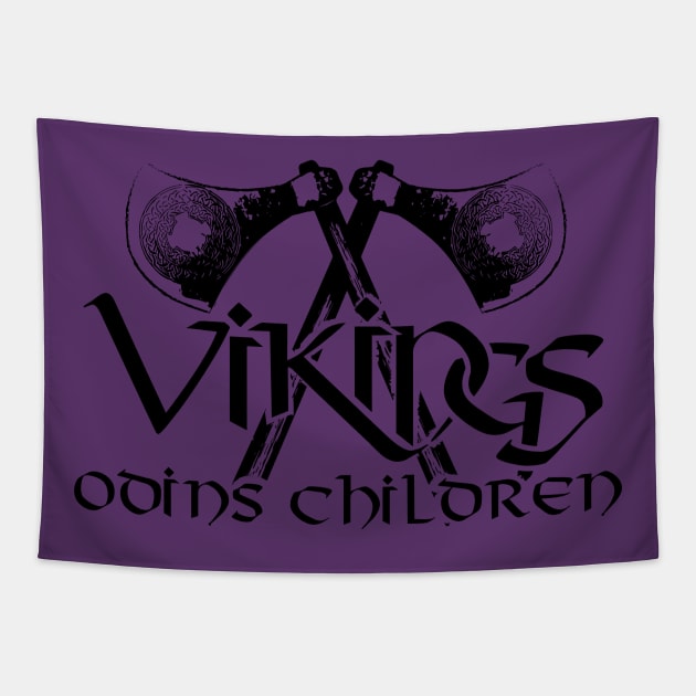 Viking Axe Tapestry by QuickyDesigns